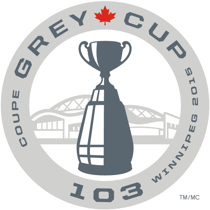 grey cup 2015 primary logo iron on transfers for clothing